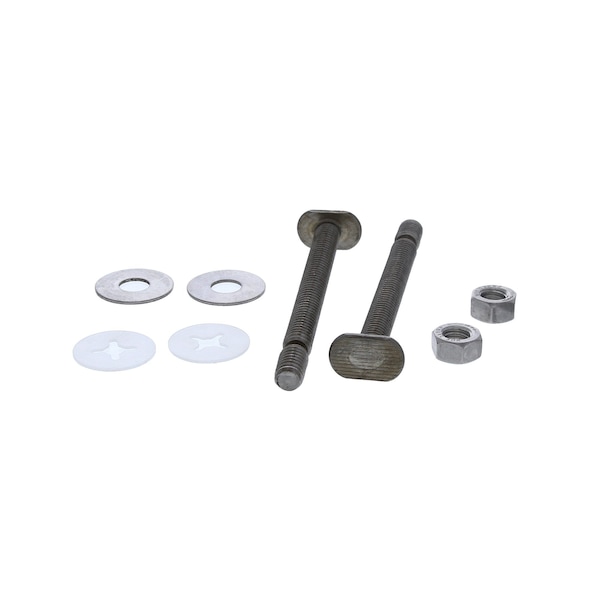 Jones Stephens 5/16in. x 3-1/2in. Premium Snap-Off Style Stainless Steel Closet Bolts with Retainers C02424SS - main